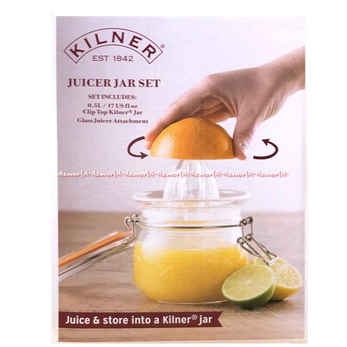 

Kilner Juicer Jar Set 500ml Alat Pemeras Jeruk Manual Dengan Botol Top