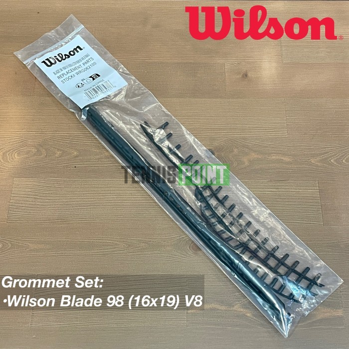 Wilson Blade 98 (16x19) V8 Original Grommet Bumper Set Raket Tenis