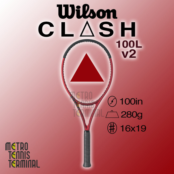 Wilson Clash 100L v2 2022 / Raket Tenis Wilson Clash v2 / Raket Tenis