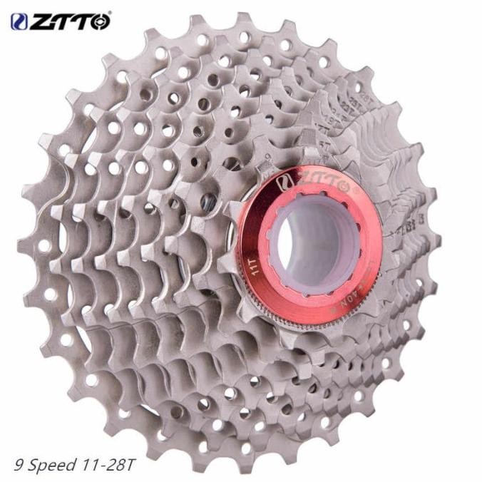 Sprocket 9 speed ZTTO 11 28T sproket Cassete sepeda lipat minion MTB