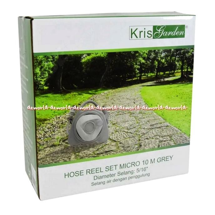 

Kris Garden Hose Reel Set Micro 10M Grey Selang Air Dengan Penggulung