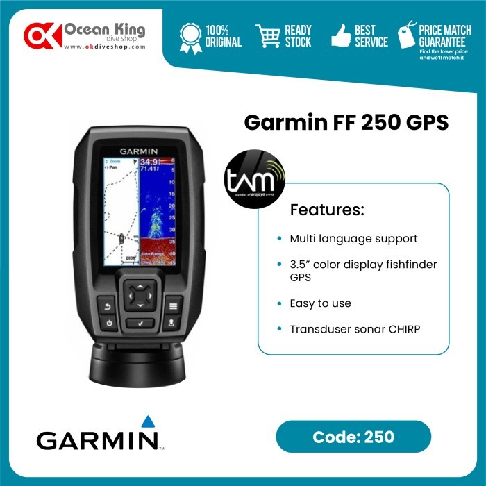 GARMIN FISH FINDER 250 GPS