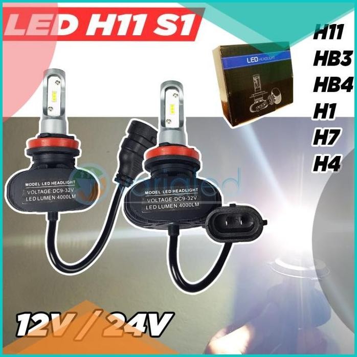 Led Headlamp Foglamp Mobil H11 H4 HB3 HB4 H7 H1 S1 CSP ORIGINAL 12V/24