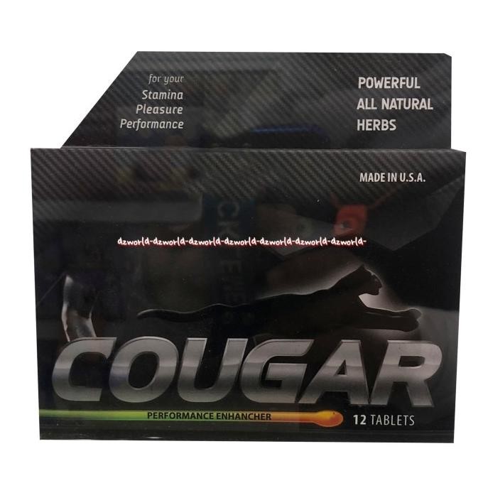 

Cougar 12Tablets Performance Enchancher Supplement Kesehatan Pria