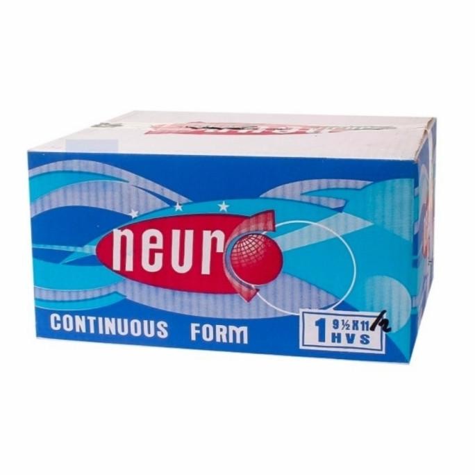 

BEBAS ONGKIR - Continuous Form / Kertas Dot Matrix Neuro9 1/2 x 11 - 1 Ply Polos (K1)