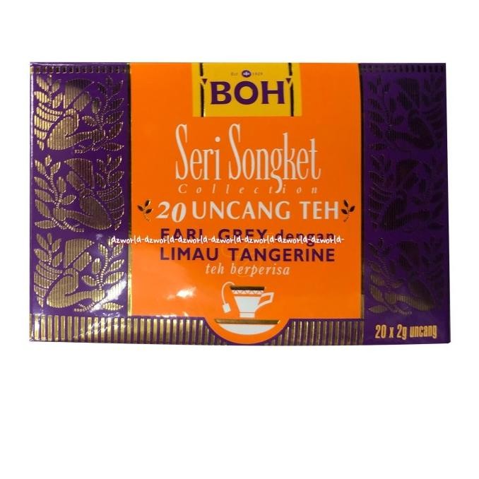 

BOH Seri Songket 20 Uncang Teh Earl Grey Limau Tangerine