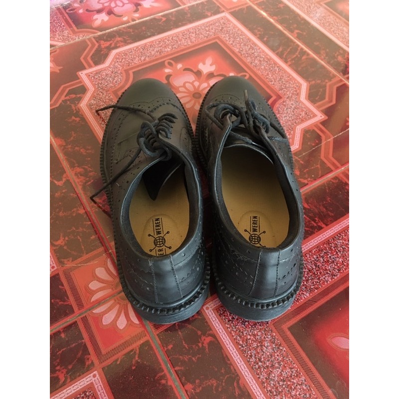 LEDERWEREN WINGTIP TRIPLE BLACK