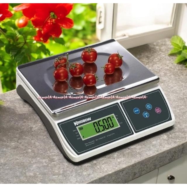 

Krisbow Timbangan Dapur Digital Alat Timbangan Untuk Sayur & Buah 15kg