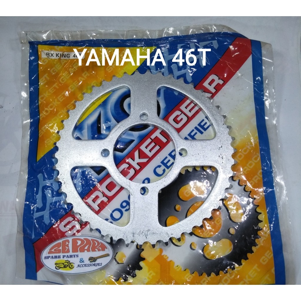 Gir belakang Yamaha 46T 428 RX Jupiter Z MX Vega F1 Limited Item Barang Langka Spare Part Motor Klas