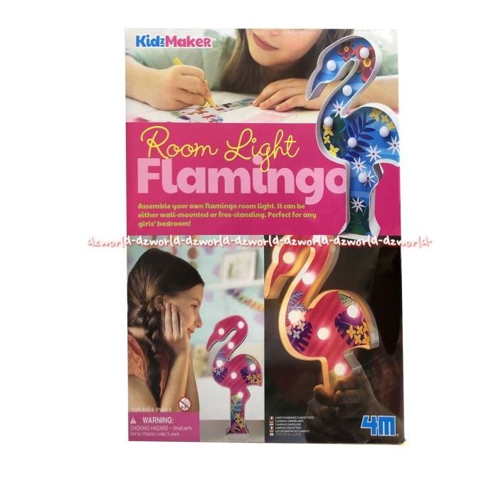 

4M Room Light Flamingo Kreasi Anak Membuat Lampu Tidur Flamingo