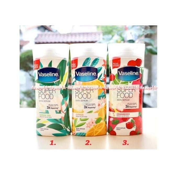 

Vaseline Super Food Green Tea Citrus Cranberry Skin Serum 200 ml