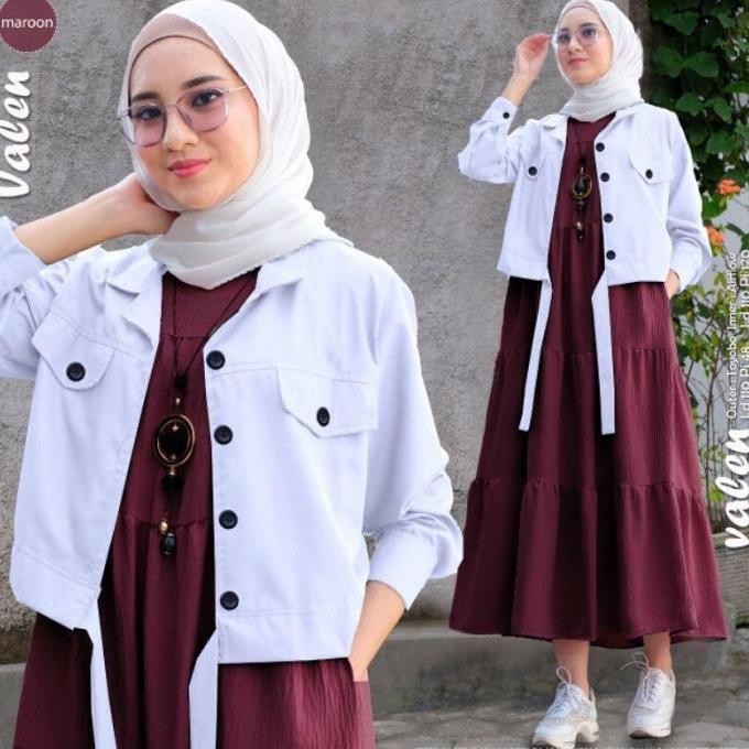 BAJU GAMIS WANITA TERBARU BAJU LEBARAN OR GAMIS OR HUMAIRA SET SYARI