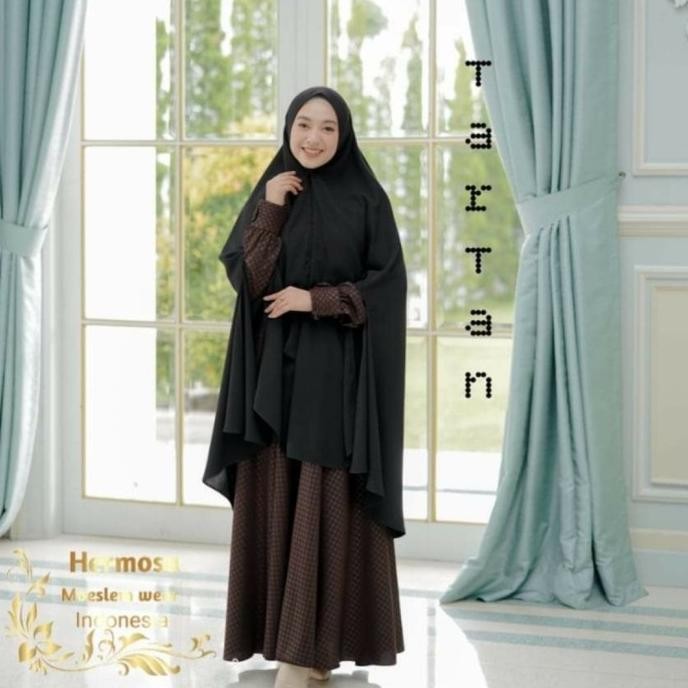 GAMIS SYARI EMBOS PREMIUM TARTAN (HERMOSA ORIGINAL)