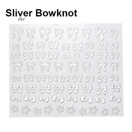 

VO814 Nail Art Sticker - Bowknot Heart Pattern CUCI GUDANG