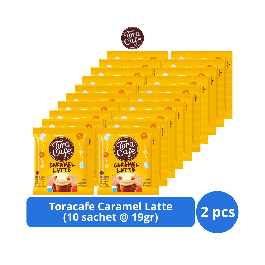 

Toracafe Caramel Latte 10s @ 19gr x 2 pcs