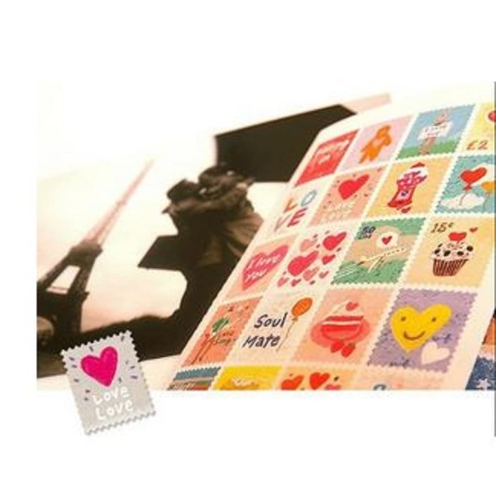 

HX803 Stamp Diary Deco Sticker - 3 Design Cartoon Girl Stamp (4pcs) NEW