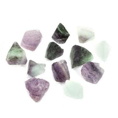 

PV525 Natural Fluorite Quartz Crystal Stone (1pc) DISKON