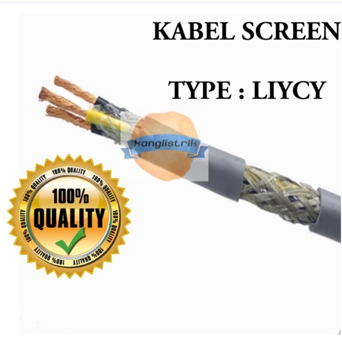 EKSLUSIF KABEL SCREEN 3x0,75mm/KABEL LIYCY 3x0.75mm/KABEL SCREEN LIYCY 3X0,75mm