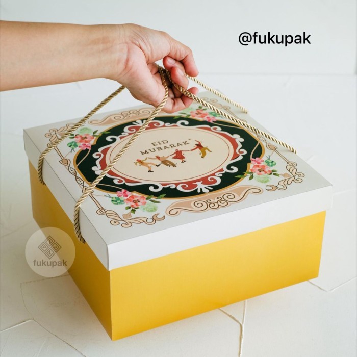 

Box Idul Fitri 25x25 (10pcs) dus lebaran kotak hamper kue marmer roti