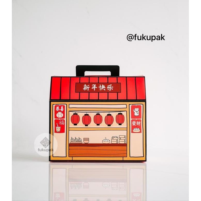 

Box CNY Market (10pcs) kotak sincia kue imlek toples kue kering roti