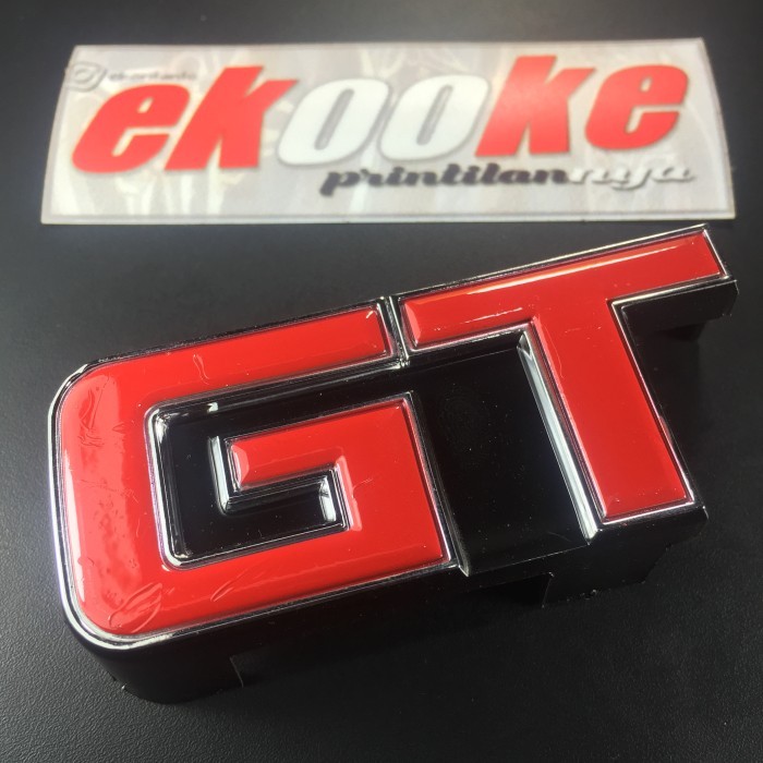 Emblem Grill Gt Toyota Corolla Dx Ke70 Tahun 1980 Nos