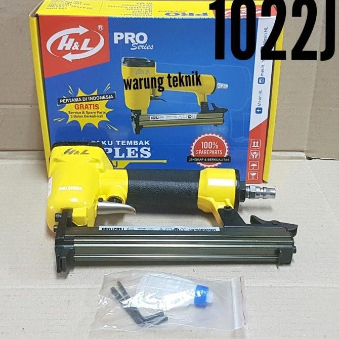 

H&L Pro Air Staples Gun Mesin Tembak Paku Angin 1022J Model U Restock!