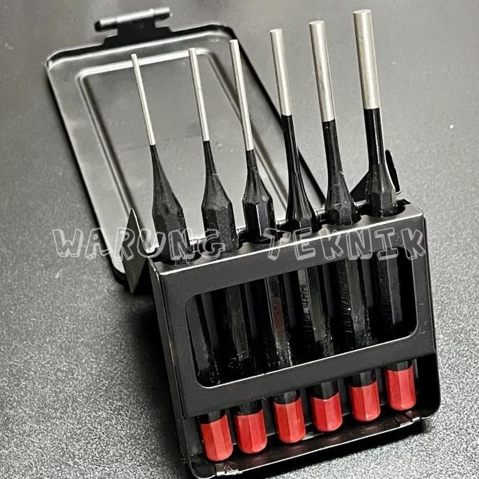 

Eye Brand 6 Pcs Octagonal Steel Center Pin Punch Set Tjap Mata Restock!