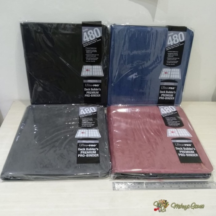 

UltraPro 12-pocket Premium Zippered Binder 480 Album Kartu Ritsleting
