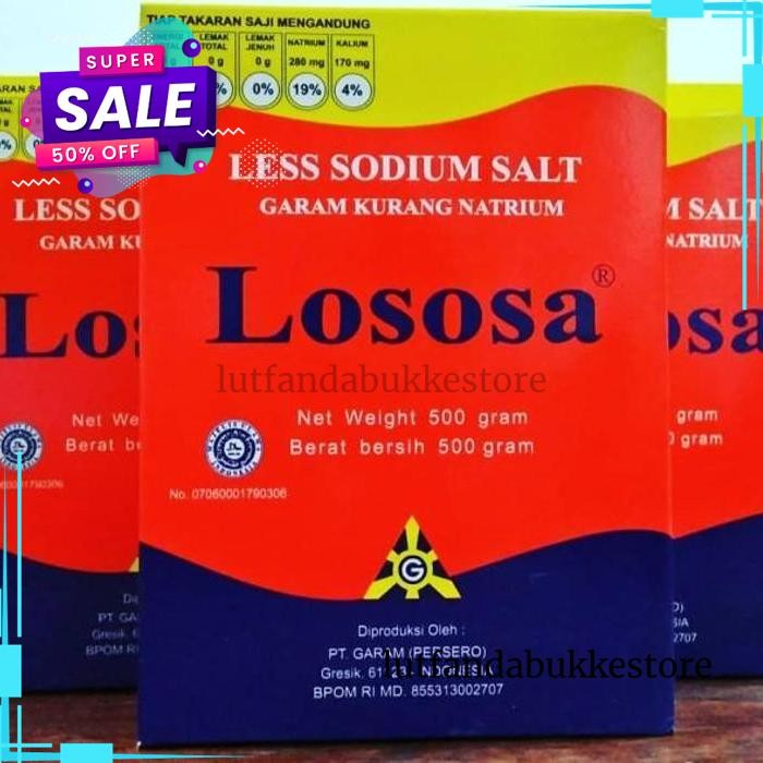 

GARAM LOSOSA 250GR - GARAM RENDAH NATRIUM - GARAM RENDAH SODIUM BEST DEAL !!