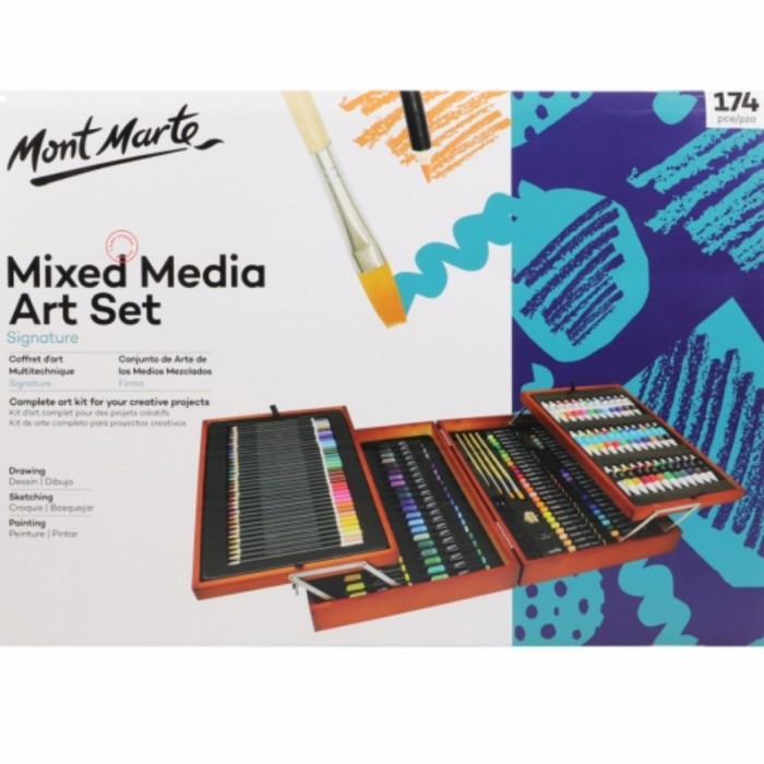 

TERBARU - Mont Marte Signature Mixed Media Art Set 174 Piece