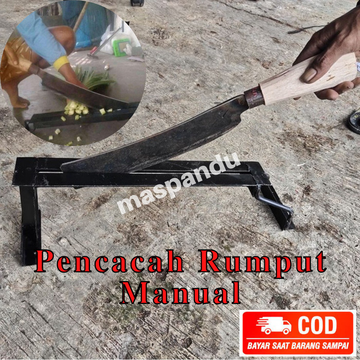 READY Pencacah Rumput Manual Kacip Pencacah Rumput Pakan Ternak