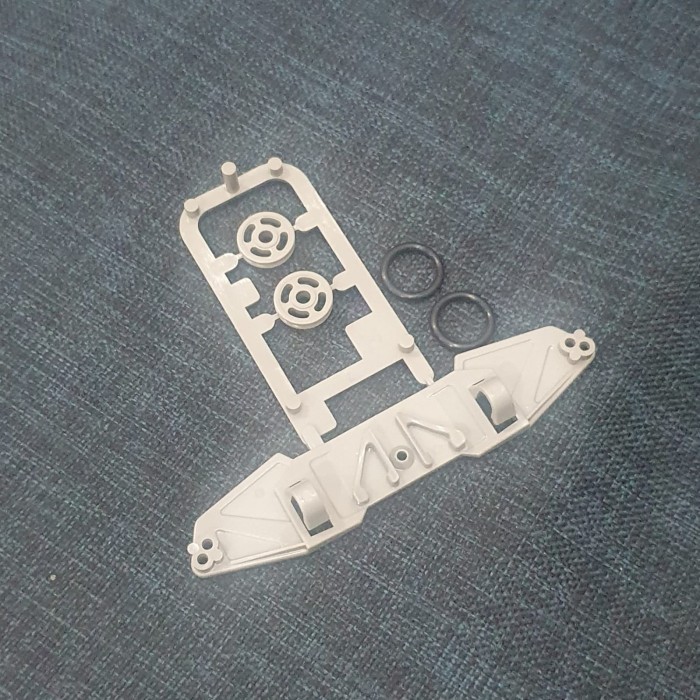 Tamiya Mini 4WD Ex Side Stay Super 1/2 Sayap Grey Abu