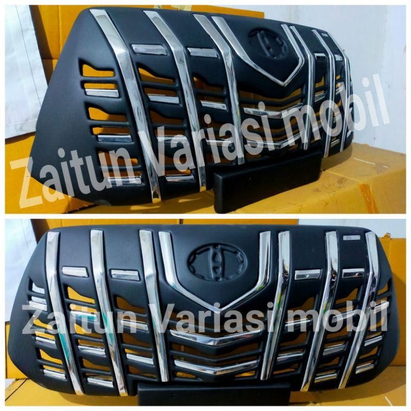 Grill Innova Inova Reborn / Venturer 2016-2019 Gril + Logo Toyota Model Alphard - Fiber