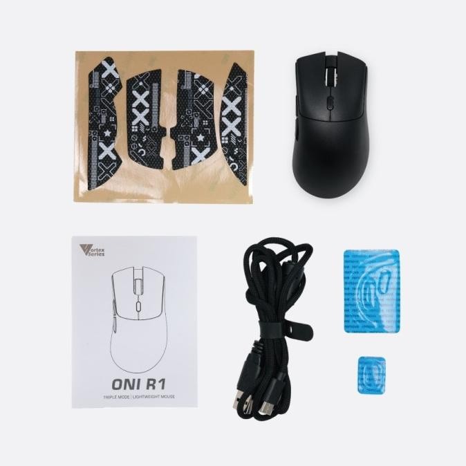 Promo Vortexseries Oni R1 Vortex Wireless Gaming Mouse 3In1 Connection Ergo