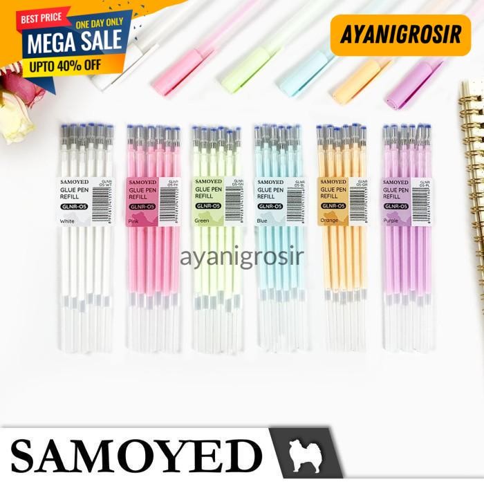 

TERHITS ISI / REFILL PULPEN LEM CAIR / LIQUID GLUE PEN REFILLS SAMOYED GLNR-O5 BY AYANI GROSIR !!