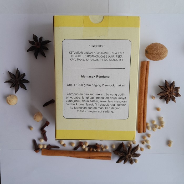

Bumbu Rendang Aroma Spesial / Bumbu Masak Nang 1Kg