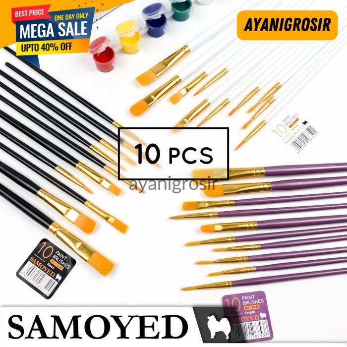 

TERHITS KUAS LUKIS / PAINTING / ARTIST BRUSH SET SAMOYED BRS-Y10 BY AYANI GROSIR !!