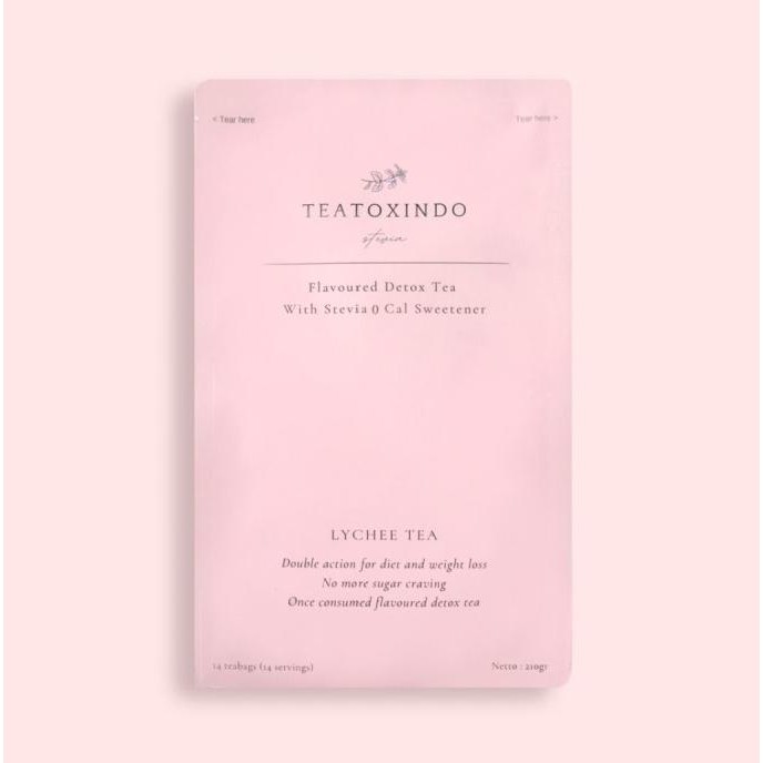 

Top-Rated Product Teatoxindo Stevia 14 days detox and weightloss package - Lychee Tea