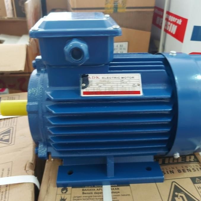 Induction Motor 3 Phase 5.5 Hp 4 Pole / Dinamo 5.5 Hp 3 Phase 1500 Rmp [ Katha97 ]