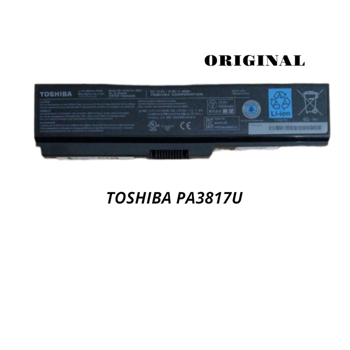 BATERAI TOSHIBA L645 L745 PA3817U ORIGINAL