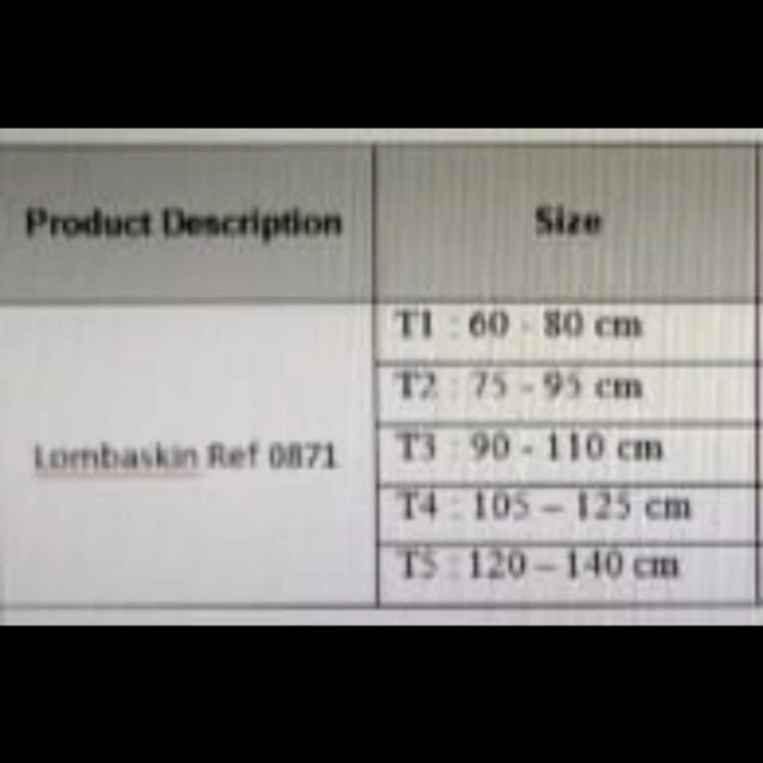Korset Untuk Hnp Dan Penyangga Tulang Belakang Lombaskin Thuasne
