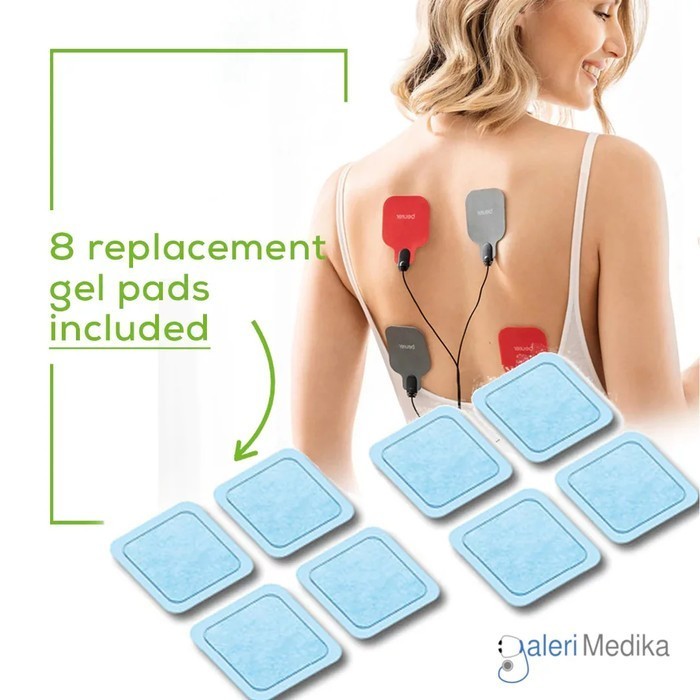 Gel Pad Beurer Em59 / Tens Ems - Isi 8 Pcs / Pads Beurer Em 59