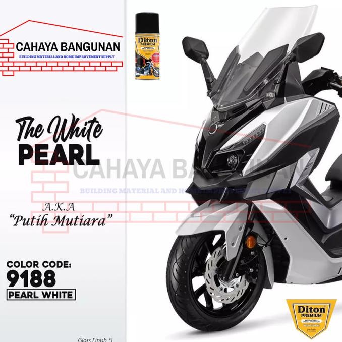 Pylox Diton Premium Pearl White 9188 Putih Mutiara White Metalik Putih High Quality
