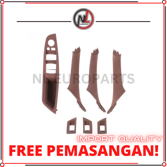 BMW F10 INNER DOOR HANDLE REPLACEMENT RED WINE