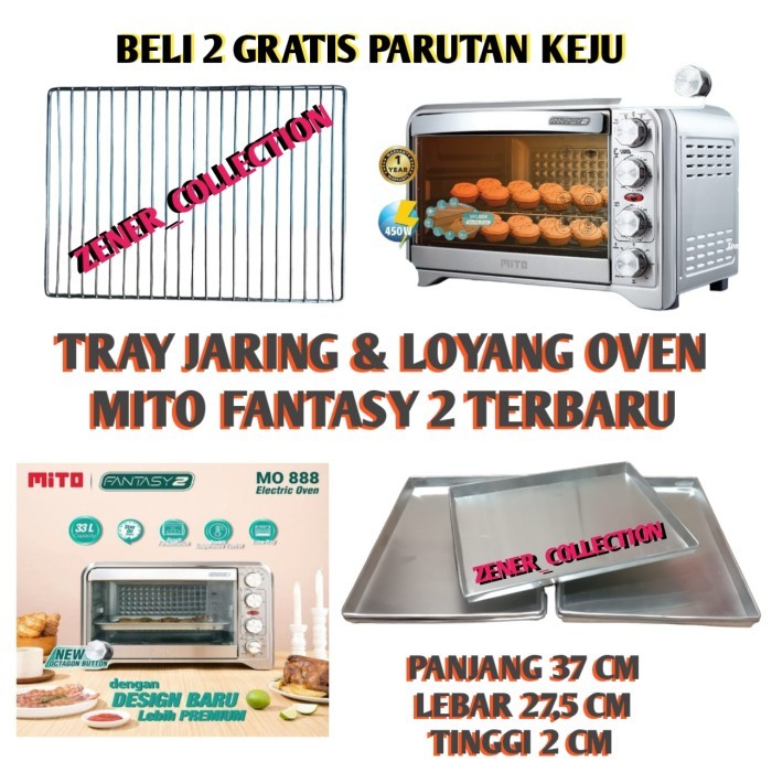 Tray oven mito fantasy 2 / rak jaring oven mito fantasy mo 888