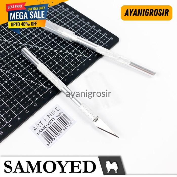

TERBARU PISAU SENI / PEN-TYPE ART / CRAFT KNIFE / CUTTER SAMOYED AK-2S BY AYANI GROSIR !!
