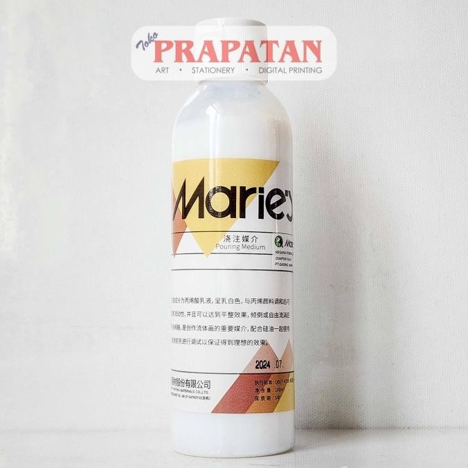 

Premium Maries Acrylic Pouring Medium 180ml | Medium Pouring Cat Akrilik