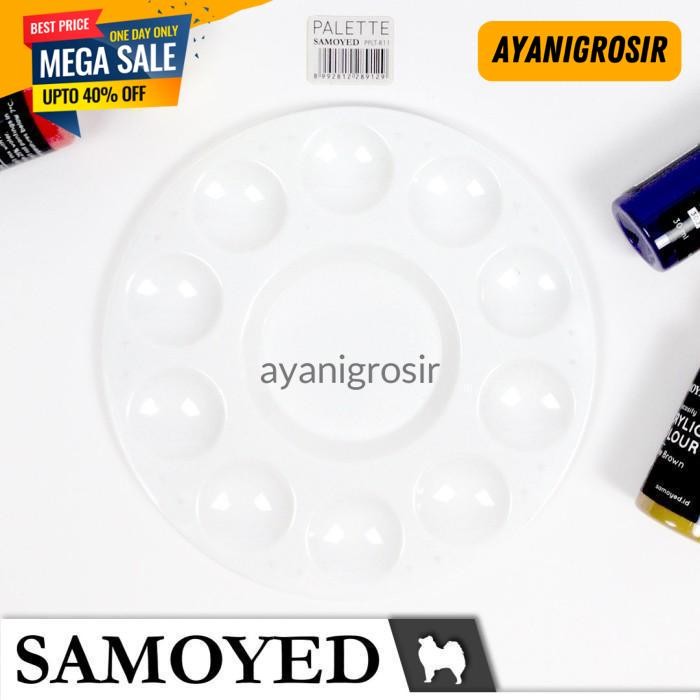 

TERMURAH PALET LUKIS / CAT / PAINTING / PAINTER'S PALETTE SAMOYED PPLT-R11 BY AYANI GROSIR !!