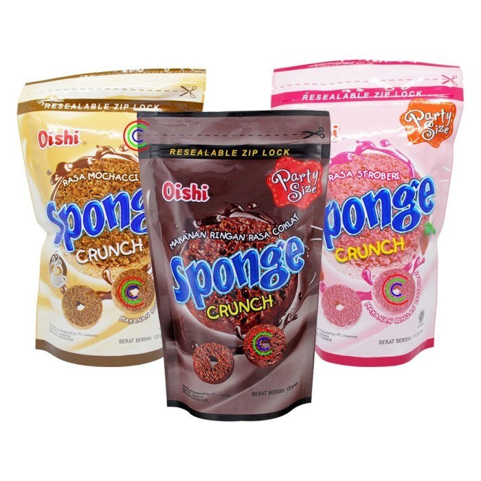 

STOK TERBATAS SPONGE CRUNCH SNACK OISHI 100GR