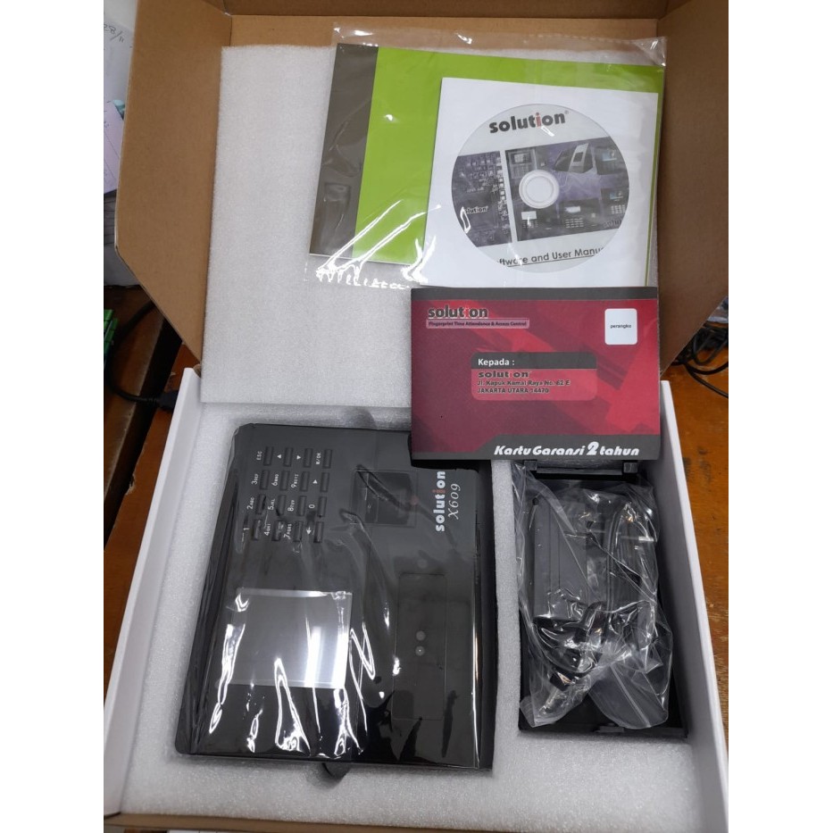 Mesin Absensi Wajah Solution X609 Fingerprint